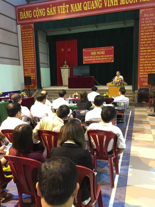 HỘI NGHỊ TỔNG KẾT CÔNG TÁC DỊCH VỤ THỦY LỢI 2016